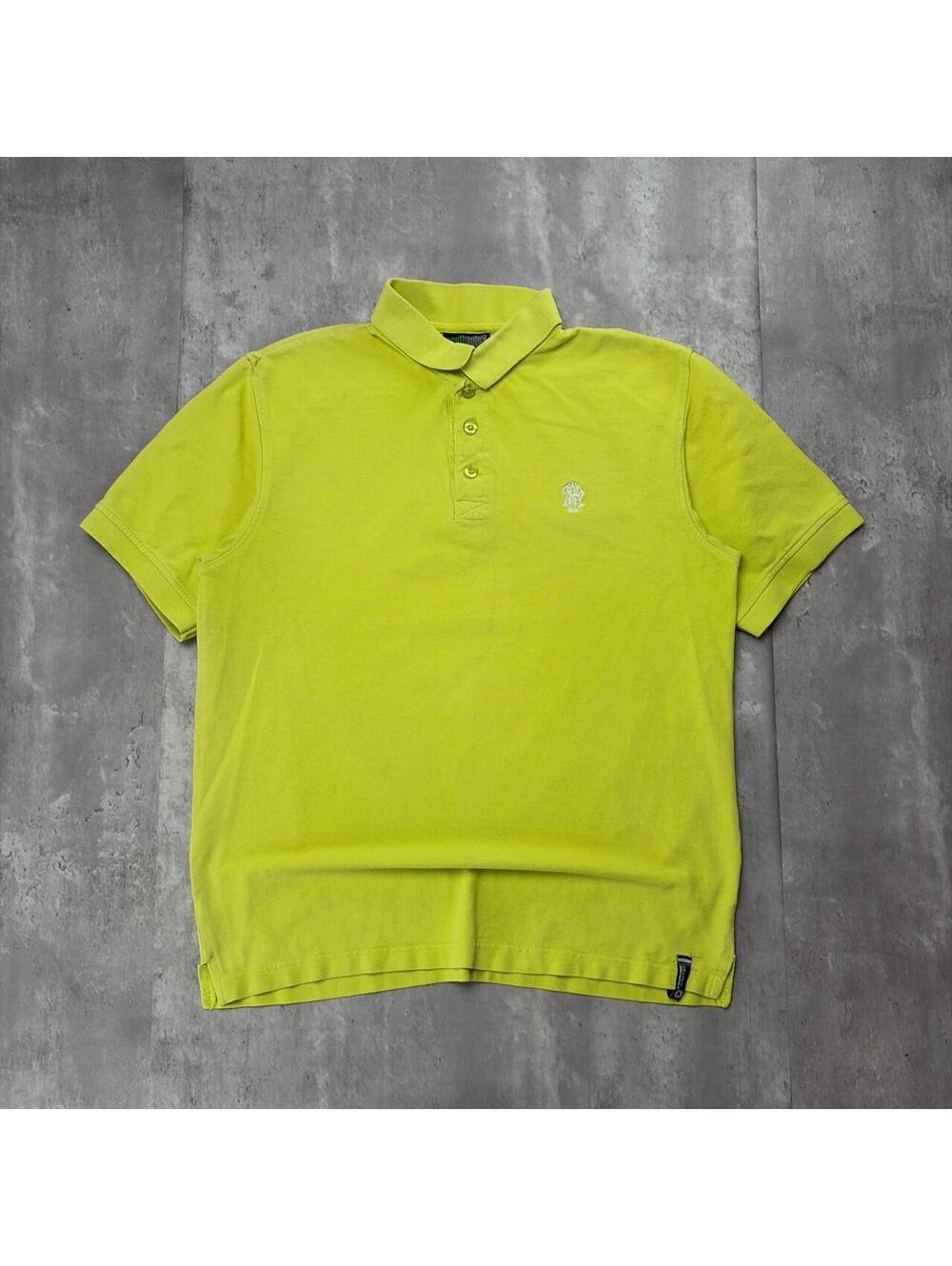 Y2K Yellow Southpole Grunge Skater Polo Shirt